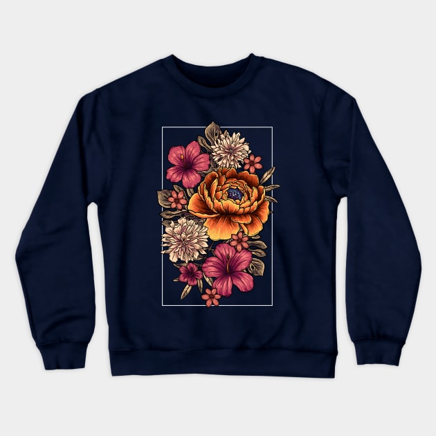 Bloom in Frame A Crewneck Sweatshirt by codrea